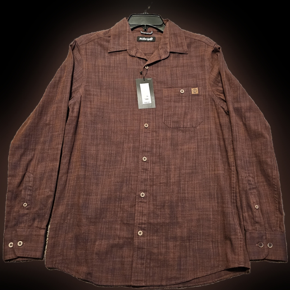 Solaris Men's Dress Shirt size SMALL